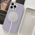 Olixar MagSafe Eco-Leather Lilac Case - For iPhone 16 Pro Max 5