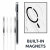Olixar Black Universal Adhesive MagSafe Charging Conversion Kit - 2 Pack 3