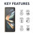 Olixar Outside Screen Tempered Glass Screen Protector - For Samsung Galaxy Z Fold 7 2