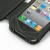 Funda cuero PDair Leather Book para iPhone 4S / 4 6