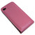 iPhone 4 Ledertasche im Flip Design in Pink 4