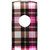 Crystal Skin For Sony Ericsson Vivaz - Hot Pink Checkers 2