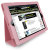 SD Tabletware Stand and Type iPad 3 und iPad 2 Tasche in Pink 10