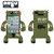 Coque silicone iPhone 4S / 4 Nugolabs Robotector - Army Tank 2