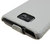 Samsung Galaxy S2 Carbon Fibre Style Flip Tasche in Weiß 6