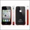 SGP iPhone 4 / 4S Case Linear EX Meteor Series - Rood / Zilver 2