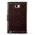 Zenus Galaxy Note Prestige Italian Carved Diary - Black Chocolate 7