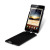 Melkco Premium Leather Flip Case for Samsung Galaxy Note - Black 2