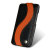 Funda HTC One X Melko Leather Flip Case - Naranja / Negra 5