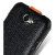 Funda HTC One X Melko Leather Flip Case - Naranja / Negra 7