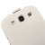 Funda tapa imitación fibra de carbono Samsung Galaxy S3 - Blanco 5