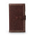 Housse Samsung Galaxy Note 2 Zenus Italian Carved Diary - Marron 2