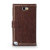 Housse Samsung Galaxy Note 2 Zenus Italian Carved Diary - Marron 3