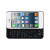 Funda iPhone 5S / 5 con teclado inálambrico deslizante - Blanco 2