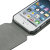 PDair Leren Case voor iPhone 5S / 5 Flip Type met Clip - Zwart 4