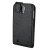 Leather Style Flip Case for Samsung Galaxy S4 -  Black 2