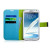 Samsung Galaxy Note 2 Wallet Stand Case - Blue / Green 2