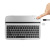 Metal Bluetooth Keyboard for Google Nexus 10 3