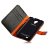 Momax Samsung Galaxy S4 Flip Diary Case - Black / Orange 3