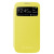 Official Samsung Galaxy S4 S-View Premium Cover Case - Yellow 3