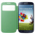 Genuine Samsung Galaxy S4 S-View Premium Cover Case - Lime Green 2