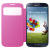 Genuine Samsung Galaxy S4 S-View Premium Cover Case - Pink 4