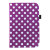 SD Stand and Type Case for Samsung Galaxy Note 8.0 - Purple Polka Dot 3