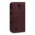 Leather Style Wallet Case for Samsung Galaxy S4 - Purple 3