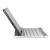 Aluminium Bluetooth Keyboard Stand for iPad Mini 3 / 2 / 1 - White 3