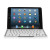 Aluminium Bluetooth Keyboard Stand for iPad Mini 3 / 2 / 1 - White 4