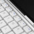 Aluminium Bluetooth Keyboard Stand for iPad Mini 3 / 2 / 1 - White 5