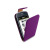 Leather Style Flip Case for Samsung Galaxy Fame- Purple 3