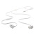 Ecouteurs Kit mains libres avec câble plat HTC Officiels – Blancs 2