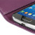 Funda Samsung Galaxy S4 Mini con Tapa Estilo Cartera - Morada 11