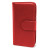 Galaxy S4 Mini Ledertasche Style Wallet in Rot 2