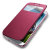Funda Galaxy S4 Ultra Flip View Cover Spigen - Rojo Metalizado 2