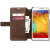 Zenus Vintage Leren Diary Case voor Samsung Galaxy Note 3 - Bruin 9