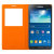Galaxy Note 3 Tasche S View Premium Cover in Orange 2