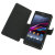 PDair Horizontaal Leren Book Case voor Sony Xperia Z1 - Zwart 3