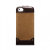 Funda Zenus Fabric Rock de tela para iPhone 5S / 5 - Marrón Claro 6