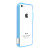 Pinlo Bladedge Bumper iPhone 5C Hülle in Blau Transparent 3