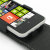 Pdair Leather Top Flip Case for Nokia Lumia 620 - Black 6