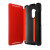 Genuine HTC HC V800 Double Dip Flip Case for One Max - Black / Red 2