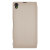 Metal-Slim Classic U Case with Stand for Sony Xperia Z1 - White 2