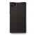 Funda para el Sony Xperia Z1 Zenus Minimal Diary Series - Negra 4