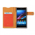 Zenus Cambridge Diary Stand Case for Sony  Xperia Z1 - Orange 5