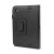 Folio Leather Style Stand Case and Hand Grip for Tesco Hudl - Black 2
