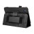Folio Leather Style Stand Case and Hand Grip for Tesco Hudl - Black 10