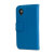 Adarga Leather Style Wallet Stand Case For Google Nexus 5 - Blue 5