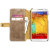 Zenus Vintage Leren Diary Case voor Samsung Galaxy Note 3 - Vintage Bruin 4